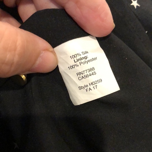 Madewell Silk Button Back Dress in Star Scatter S - Picture 8 of 11